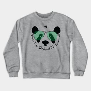 Hello awesome panda Crewneck Sweatshirt